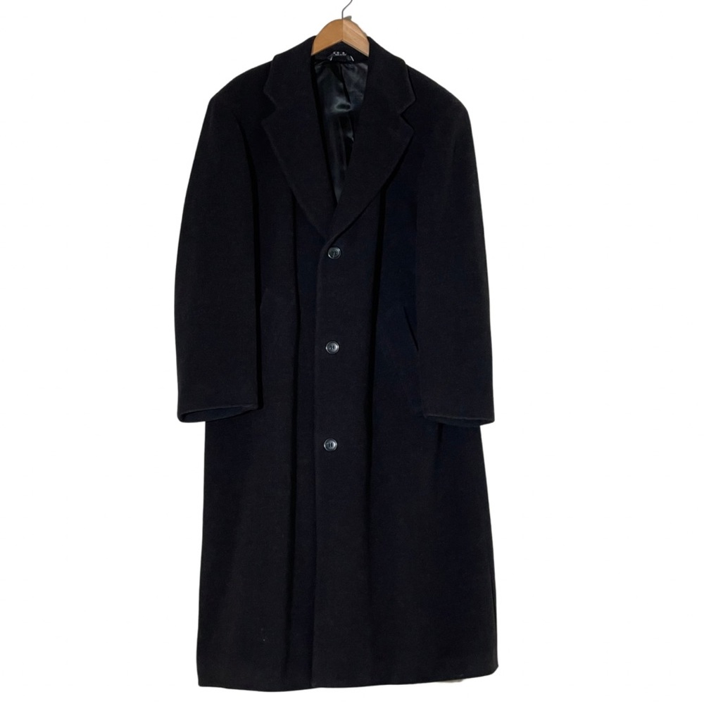 Vintage Hugo Boss Men’s Pure Wool Coat Made in Italy Size 38R